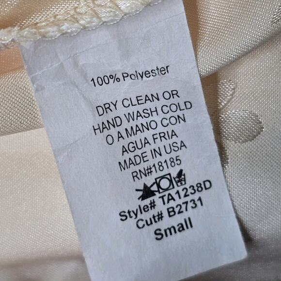 Audrey 3 1 Silky Chinoiserie Chinese Floral Pattern Balloon Sleeve Crop Top Sm - Picture 10 of 10